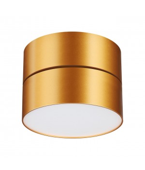 358751 OVER NT21 184 матовое золото Светильник накладной светодиодный IP20 LED 24W 4000K 2100Лм 100-265V PROMETA-foto6