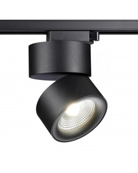 358785 PORT NT21 093 черный Светильник трековый однофазный трехжильный IP20 LED 25W 4000K 2200Лм 100-265V GRODA-foto4