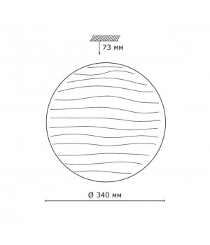 2040/CL PALE SN 091 Светильник пластик/белый LED 30Вт 4000K D340 IP43 WAVE-foto2