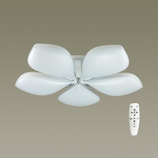 3645/60CL LEDIO LN18 044 матовый белый Люстра потолочная диммир. с ДУ LED 60W 3000-6000К 2880Лм 220V GABRIELLA-foto3