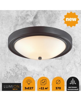 5260/3C VINTAGE LN23 223 черный Настенно-потолочный светильник E27 3*60W 220V NINA-foto4