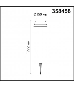 358458 STREET NT20 321 черный Ландшафтный светильник IP54 LED 4000K 10W 220V GONNA-foto2