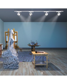 358434 PORT NT20 099 белый Светильник трековый однофазный трехжильный IP20 LED 4000K 30W 220-240V PIRUM-foto3