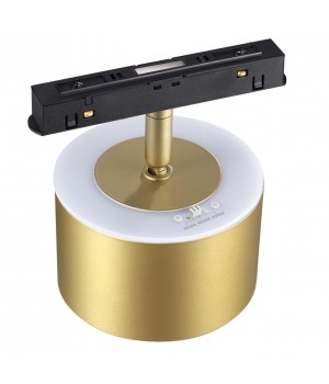 358981 SHINO NT22 047 бронза св. Трековый светильник для низковольного шинопровода с переключ. цв.температуры IP20 LED 3000К\4000К\6000К 12W вниз + 3W-foto6