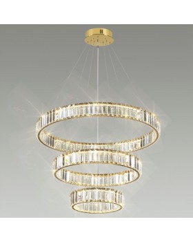 5015/88L L-VISION ODL23 427 золотой/прозрачный металл/хрусталь Люстра LED 88W 4000K 10200Лм VEKIA-foto3