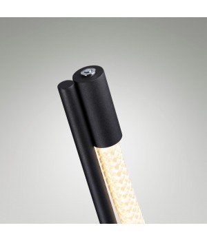 4398/15FL HIGHTECH ODL23 103 черный/металл/канат Напольный светильник с диммером на корпусе IP20 LED 15W 515Лм 3000K CORDA-foto5