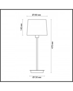 4114/1T MODERN ODL19 241 хром/белый Настольная лампа E14 1*40W EDIS-foto2