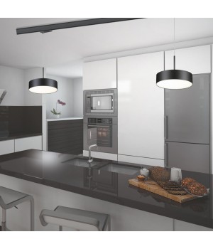 358771 PORT NT21 122 черный Трехфазный трековый светодиодный светильник, длина провода 1.2м IP20 LED 30W 4000K 2600Лм 100-265V PROMETA-foto3