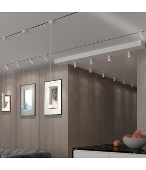 358496 PORT NT21 084 белый Светильник трековый однофазный трехжильный IP20 LED 4000K 12W 220V MAIS LED-foto3