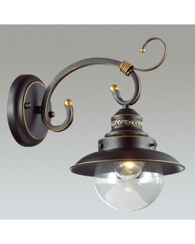3249/1W COUNTRY ODL16 468 кофе/зол.патина/стекло Бра E27 1*60W 220V SANDRINA-foto3