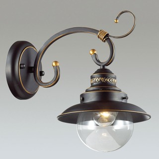 3249/1W COUNTRY ODL16 468 кофе/зол.патина/стекло Бра E27 1*60W 220V SANDRINA-foto3