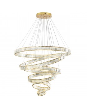 5015/260L L-VISION ODL23 427 золотой/прозрачный металл/хрусталь Люстра LED 260W 4000K 30600Лм VEKIA-foto4