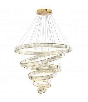 5015/260L L-VISION ODL23 427 золотой/прозрачный металл/хрусталь Люстра LED 260W 4000K 30600Лм VEKIA-foto4