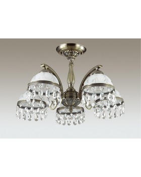 2989/5C CLASSI LN16 095 состаренная бронза Люстра потолочная E27 5*60W 220V AVIFA-foto3