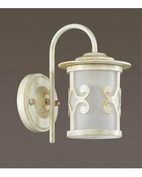 3125/1W COUNTY LN16 206 белый/зол. патина/стекло/метал. декор Бра E27 40W 220V SEKVANA-foto3