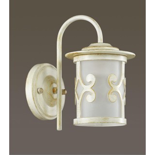 3125/1W COUNTY LN16 206 белый/зол. патина/стекло/метал. декор Бра E27 40W 220V SEKVANA-foto3