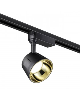 358728 PORT NT21 094 черный/золото Светильник трековый однофазный трехжильный IP20 LED 4000K 20W 100-265V KNOF-foto4
