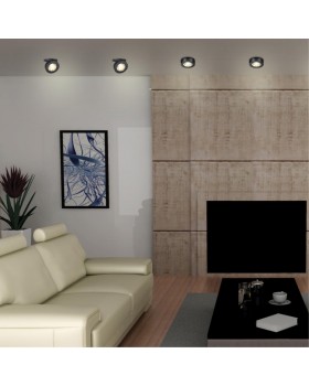 357983 SPOT NT19 260 черный Встраиваемый светильник IP20 LED 3000К 12W 220V GRODA-foto3