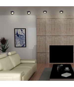 357983 SPOT NT19 260 черный Встраиваемый светильник IP20 LED 3000К 12W 220V GRODA-foto3