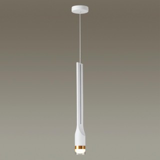 4384/5L HIGHTECH ODL23 230 белый/металл/акрил Подвесной св-к IP20 LED 5W 350Лм 3000K NILO-foto3