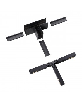 135126 SHINO NT21 043 черный Соединитель с токопроводом для шинопровода Т-образный IP20 48V FLUM-foto4