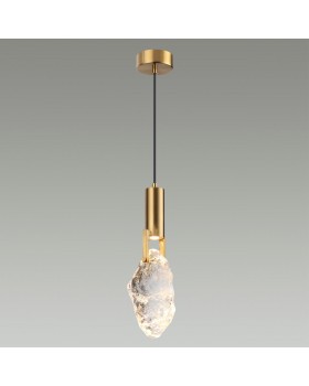 4372/5L MIDCENT ODL23 155 античная бронза/металл/стекло Подвесной св-к IP20 LED 5W 200Лм 3000K LIA-foto3