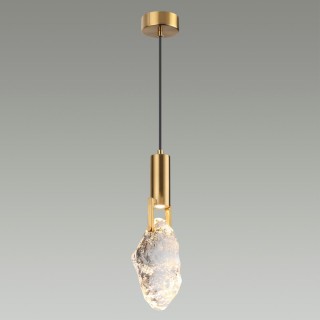 4372/5L MIDCENT ODL23 155 античная бронза/металл/стекло Подвесной св-к IP20 LED 5W 200Лм 3000K LIA-foto3