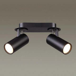 3872/2C HIGHTECH ODL19 172 черный Потолочный светильник GU10 2*50W 220V KIKO-foto3