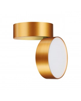 358751 OVER NT21 184 матовое золото Светильник накладной светодиодный IP20 LED 24W 4000K 2100Лм 100-265V PROMETA-foto5