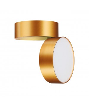 358751 OVER NT21 184 матовое золото Светильник накладной светодиодный IP20 LED 24W 4000K 2100Лм 100-265V PROMETA-foto5