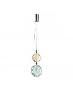 5416/13LD L-VISION ODL_EX23 10 хром/желтый/голубой металл/стекло Подвес LED 13W 4000K CARAMELLA-foto6