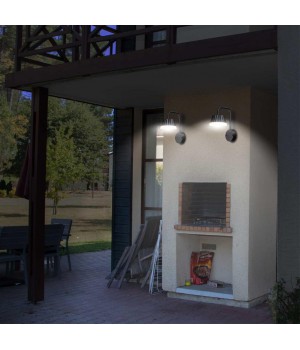 358457 STREET NT20 321 черный Ландшафтный настенный светильник IP54 LED 4000K 10W 220V GONNA-foto4