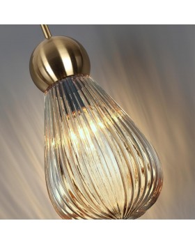 5402/1 MODERN ODL_EX23 21 золотой/янтарный/металл/стекло Подвес E14 1*40W ELICA-foto5