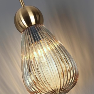 5402/1 MODERN ODL_EX23 21 золотой/янтарный/металл/стекло Подвес E14 1*40W ELICA-foto5