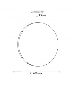 3017/DL PALE SN 066 Светильник пластик/белый LED 48Вт 4000K D400 IP43 SIMPLE-foto2