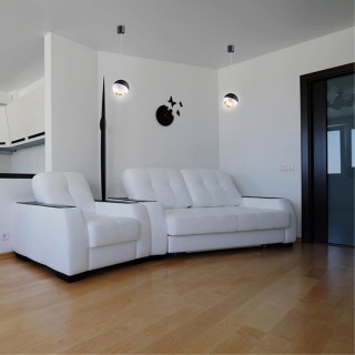 358155 OVER NT19 192 черный/белый/золото Подвесной светильник IP20 LED 4000K 6W 220V BALL-foto3