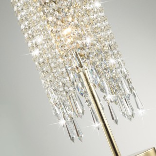 5028/1T MODERN ODL23 429 золотой/прозрачный металл/хрусталь Настольная лампа E14 1*40W CHOKKA-foto5