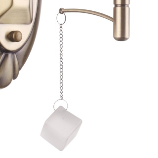 4469/1W NEOCLASSI LN20 106 античная латунь, белый Бра E14 1*40W 220V LEAH-foto4