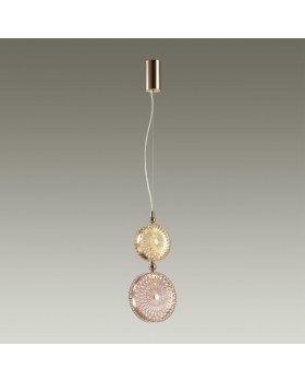 5412/13LA L-VISION ODL_EX23 8 золотой/желтый/розовый металл/стекло Подвес LED 13W 4000K CARAMELLA-foto3