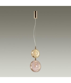 5412/13LA L-VISION ODL_EX23 8 золотой/желтый/розовый металл/стекло Подвес LED 13W 4000K CARAMELLA-foto3
