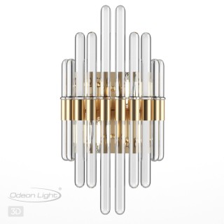 4988/2W HALL ODL22 387 золотой/стекло Бра E14 2*40W STIKA-foto5