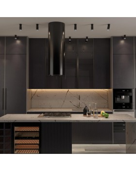 370889 OVER NT22 169 черный Светильник накладной IP20 GU10 9W 220V ULAR-foto3