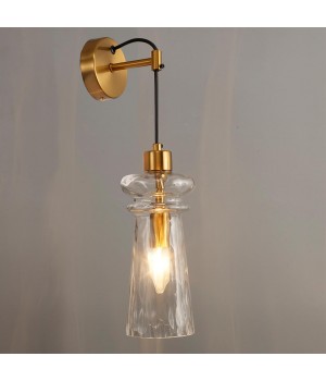 4998/1W MODERN ODL23 301 бронзовый/прозрачный/металл/стекло Бра E14 1*40W PASTI-foto2