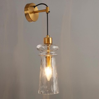 4998/1W MODERN ODL23 301 бронзовый/прозрачный/металл/стекло Бра E14 1*40W PASTI-foto2