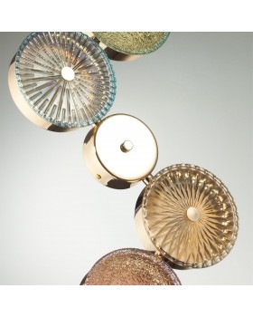 5412/25WL L-VISION ODL_EX23 9 золотой/разноцветный металл/стекло Бра LED 25W 4000K CARAMELLA-foto5