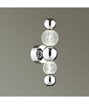 5007/7WL L-VISION ODL23 419 хром/прозрачный/металл/акрил Бра LED 7W 4000K 380Лм CRYSTAL-foto3