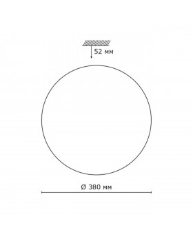 2043/DL PALE SN 094 Светильник пластик/белый LED 48Вт 4000K D380 IP43 MODES-foto2