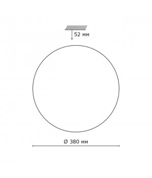 2043/DL PALE SN 094 Светильник пластик/белый LED 48Вт 4000K D380 IP43 MODES-foto2