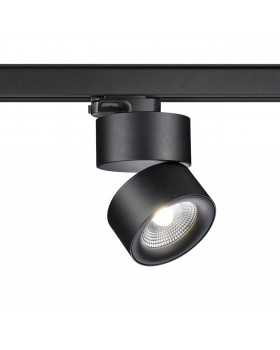 358787 PORT NT21 123 черный Трехфазный трековый светодиодный светильник IP20 LED 25W 4000K 2200Лм 100-265V GRODA-foto4