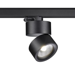 358787 PORT NT21 123 черный Трехфазный трековый светодиодный светильник IP20 LED 25W 4000K 2200Лм 100-265V GRODA-foto4